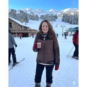 PATAGONIA Vintage Women Rubicon Rider Brown Snow Snowboard Ski Jacket Coat sz S